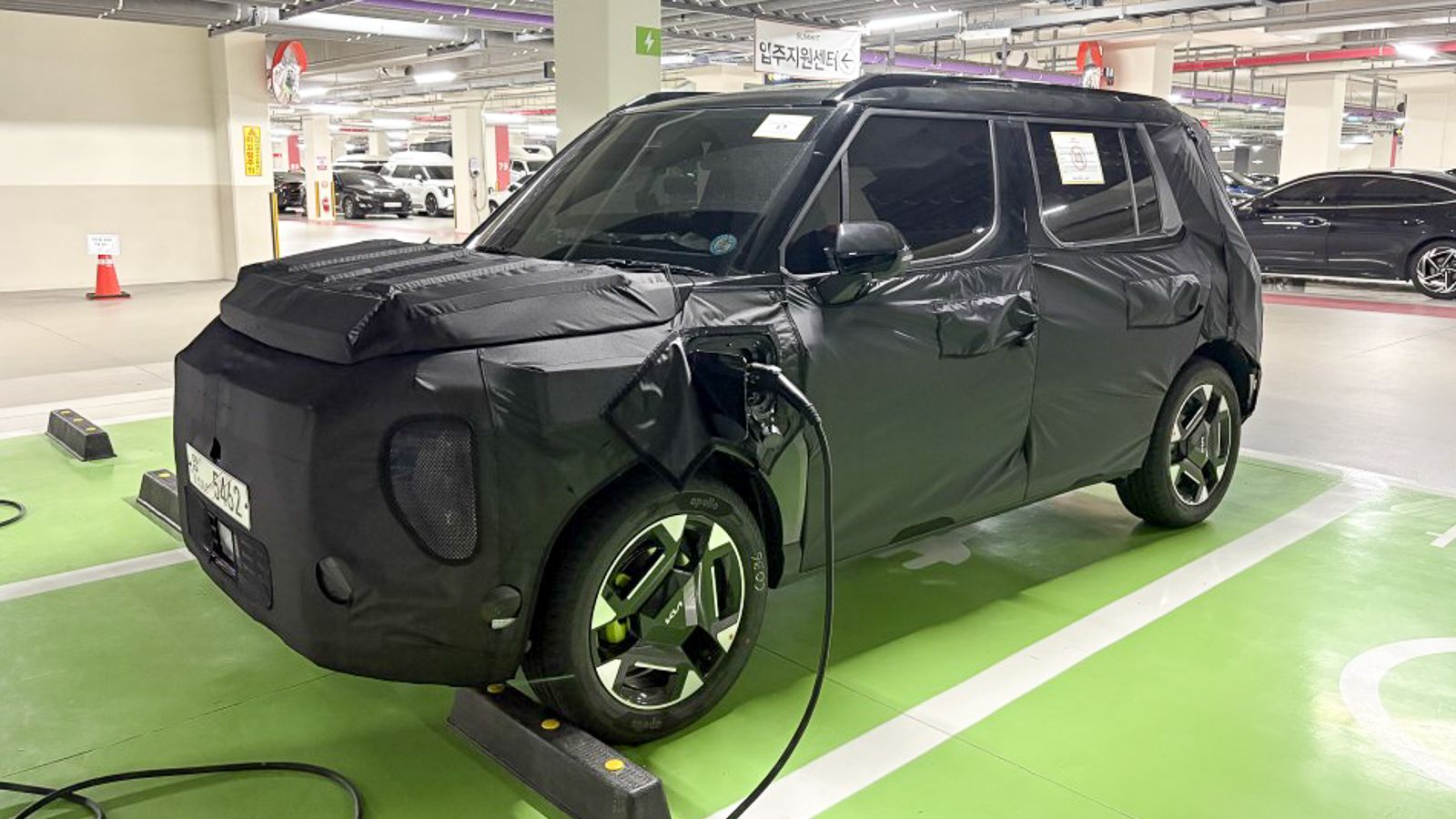 Kia Syros EV Spy Shots Reveal Design Tweaks, Possible ADAS Features