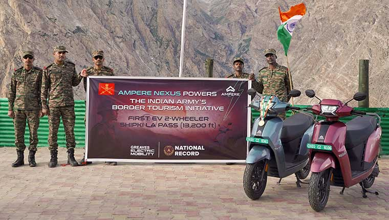 Ampere Nexus Becomes First EV to Conquer Shipki La Pass